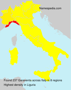 Surname Garaventa in Italy Surname Garaventa in Italy