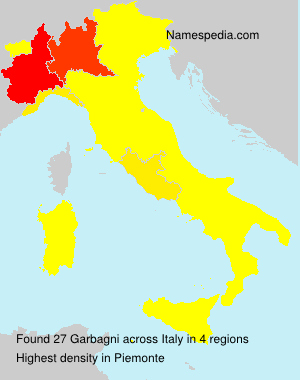 Surname Garbagni in Italy Surname Garbagni in Italy