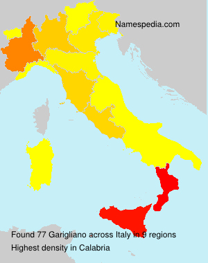 Surname Garigliano in Italy Surname Garigliano in Italy