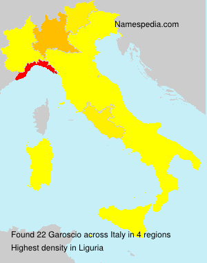 Surname Garoscio in Italy Surname Garoscio in Italy