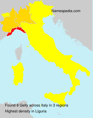 Surname Gelly in Italy Surname Gelly in Italy