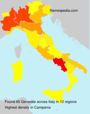 Surname Generale in Italy Surname Generale in Italy