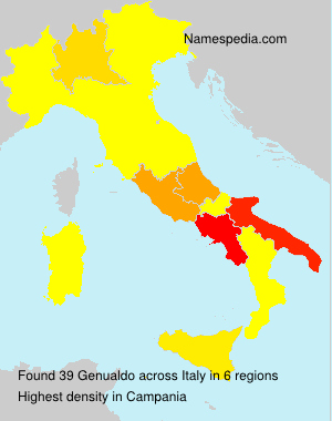 Surname Genualdo in Italy Surname Genualdo in Italy