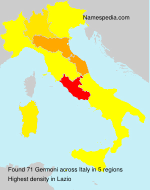 Surname Germoni in Italy Surname Germoni in Italy