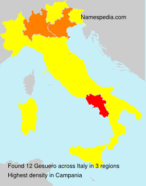 Surname Gesuero in Italy Surname Gesuero in Italy