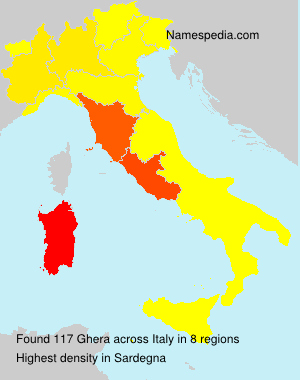 Surname Ghera in Italy Surname Ghera in Italy