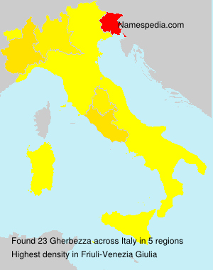 Surname Gherbezza in Italy Surname Gherbezza in Italy