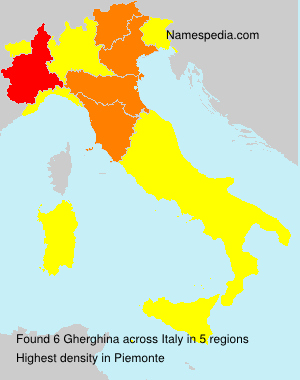 Surname Gherghina in Italy Surname Gherghina in Italy