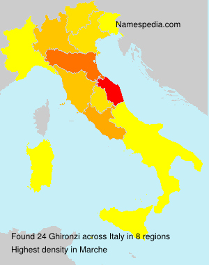 Surname Ghironzi in Italy Surname Ghironzi in Italy