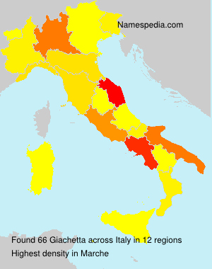 Surname Giachetta in Italy Surname Giachetta in Italy
