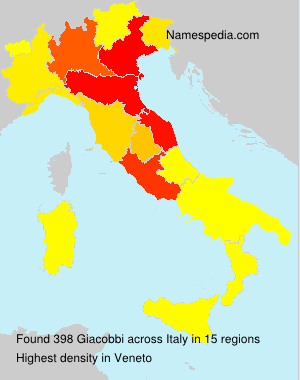 Surname Giacobbi in Italy Surname Giacobbi in Italy