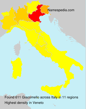 Surname Giacomello in Italy
