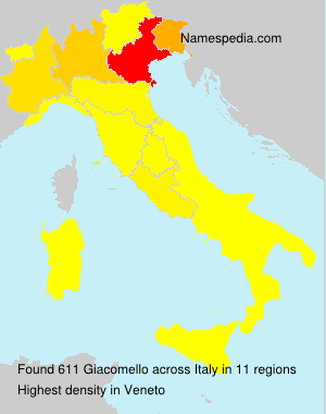 Surname Giacomello in Italy Surname Giacomello in Italy