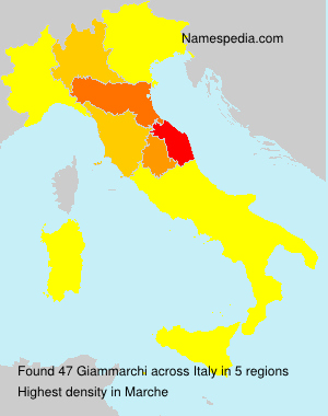 Surname Giammarchi in Italy Surname Giammarchi in Italy