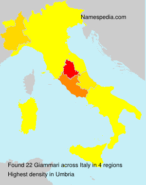 Surname Giammari in Italy Surname Giammari in Italy