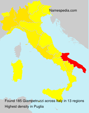 Surname Giampetruzzi in Italy Surname Giampetruzzi in Italy