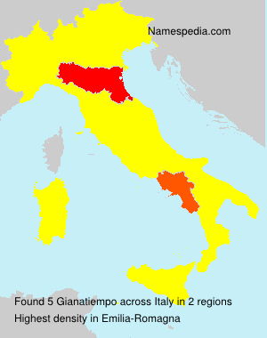 Surname Gianatiempo in Italy Surname Gianatiempo in Italy