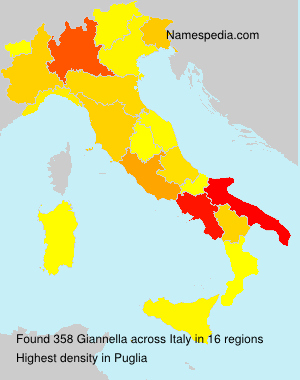 Surname Giannella in Italy Surname Giannella in Italy