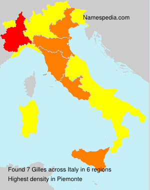 Surname Gilles in Italy Surname Gilles in Italy
