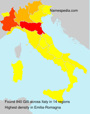 Surname Gilli in Italy Surname Gilli in Italy