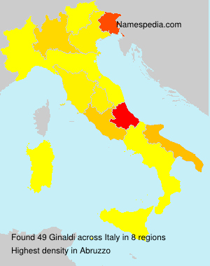 Surname Ginaldi in Italy Surname Ginaldi in Italy