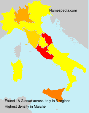 Surname Giosue in Italy Surname Giosue in Italy