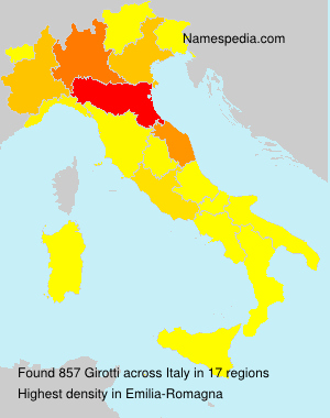 Surname Girotti in Italy Surname Girotti in Italy