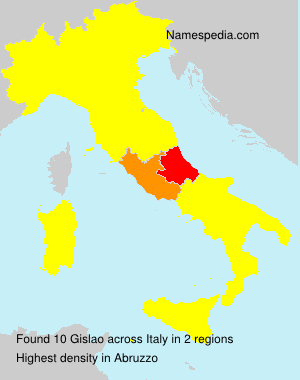 Surname Gislao in Italy Surname Gislao in Italy