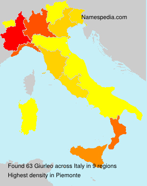 Surname Giurleo in Italy Surname Giurleo in Italy