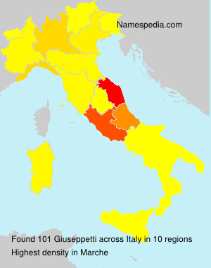 Surname Giuseppetti in Italy Surname Giuseppetti in Italy