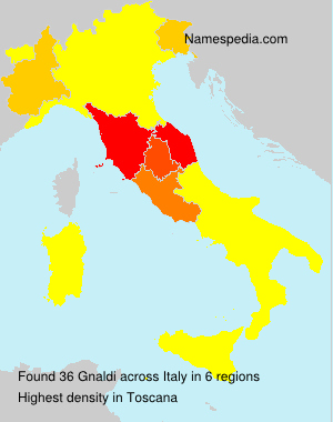 Surname Gnaldi in Italy Surname Gnaldi in Italy