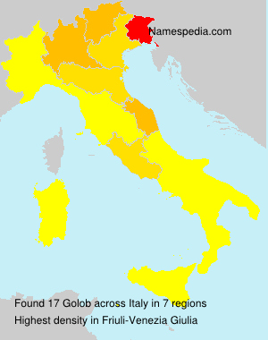 Surname Golob in Italy Surname Golob in Italy