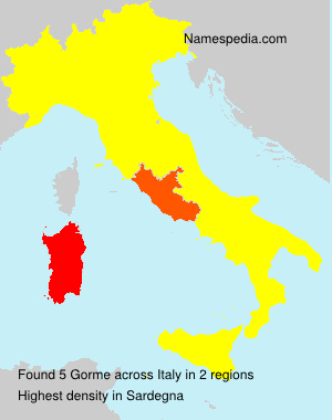 Surname Gorme in Italy Surname Gorme in Italy