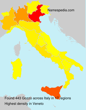 Surname Gozzo in Italy Surname Gozzo in Italy