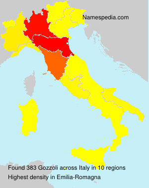 Surname Gozzoli in Italy Surname Gozzoli in Italy