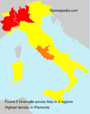 Surname Gramada in Italy Surname Gramada in Italy