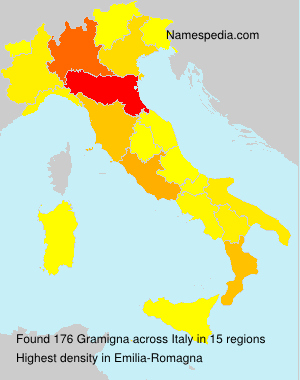 Surname Gramigna in Italy Surname Gramigna in Italy