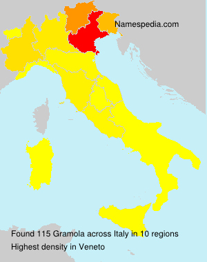 Surname Gramola in Italy Surname Gramola in Italy