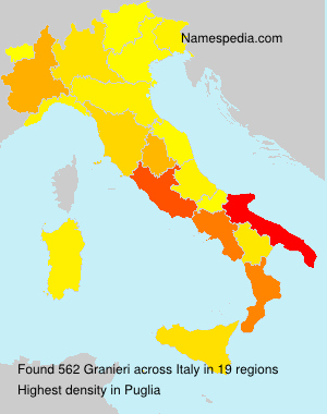 Surname Granieri in Italy Surname Granieri in Italy