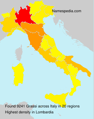 Surname Grassi in Italy Surname Grassi in Italy