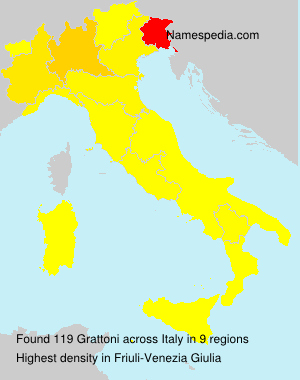 Surname Grattoni in Italy Surname Grattoni in Italy