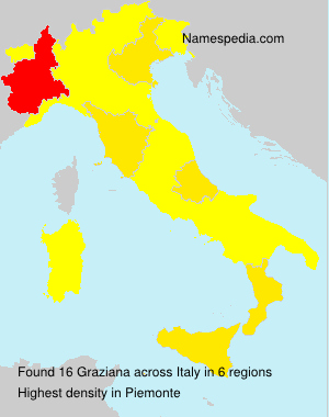 Surname Graziana in Italy Surname Graziana in Italy