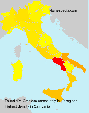 Surname Grazioso in Italy Surname Grazioso in Italy