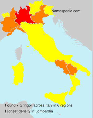 Surname Gringoli in Italy Surname Gringoli in Italy