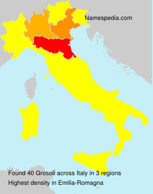 Surname Grosoli in Italy Surname Grosoli in Italy