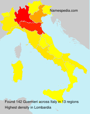 Surname Guernieri in Italy Surname Guernieri in Italy