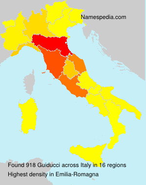 Surname Guiducci in Italy Surname Guiducci in Italy