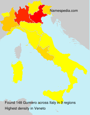 Surname Gumiero in Italy Surname Gumiero in Italy