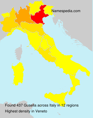 Surname Gusella in Italy Surname Gusella in Italy
