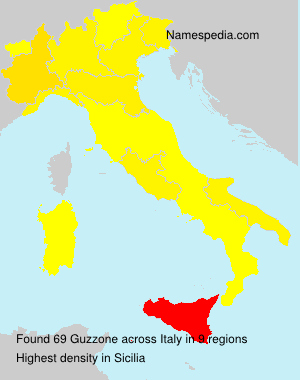 Surname Guzzone in Italy Surname Guzzone in Italy